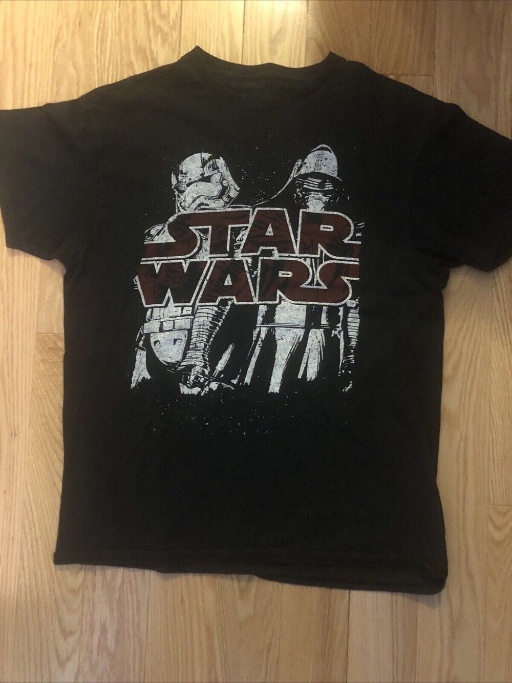 Star Wars Medium Black T Shirt Storm Trooper Graphic Print Rare